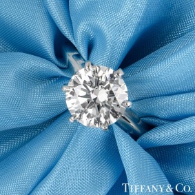 Tiffany & Co. Round Brilliant Cut Diamond Ring 2.80ct I/VVS2 Tiffany & Co. Round Brilliant Cut Diamond Ring 2.80ct I/VVS2